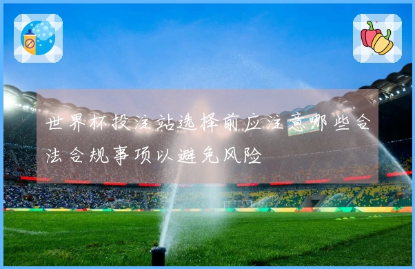 世界杯投注站选择前应注意哪些合法合规事项以避免风险